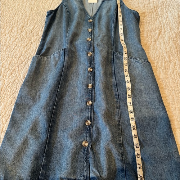 Cloth & Stone Light Blue Sleeveless Mini Dress - Picture 7 of 7